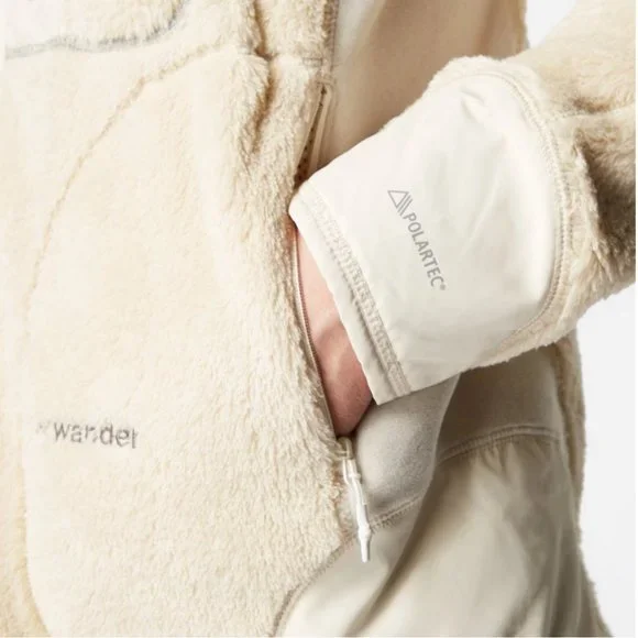 $455! NWT RARE Men's and wander High Loft Fleece Polartec Jacket - Beige - L - Picture 4 of 5